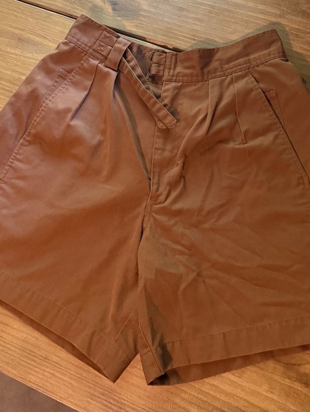 Harbor Lights Brown Casual Shorts 9/10 Size Polyester Cotton Blend